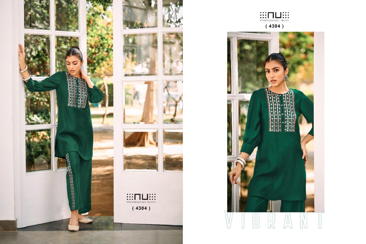 Nu Vol 43 Designer Kurti With Bottom Catalog
